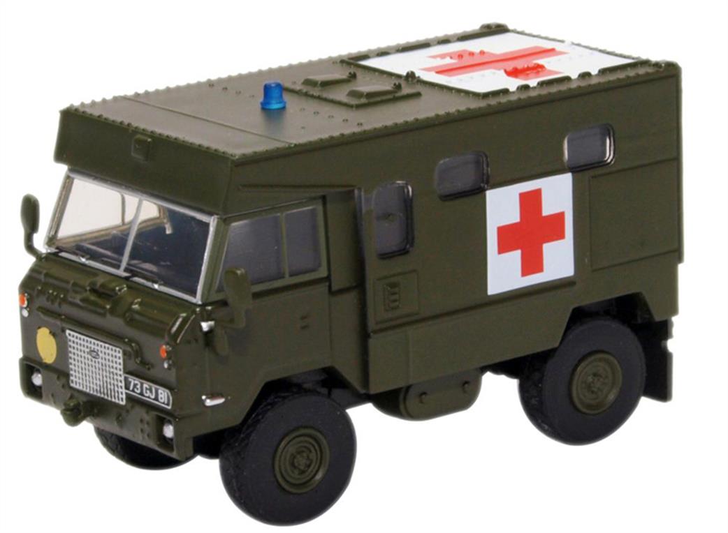 Oxford Diecast 1/76 76LRFCA002 Land Rover FC Ambulance Nato Green