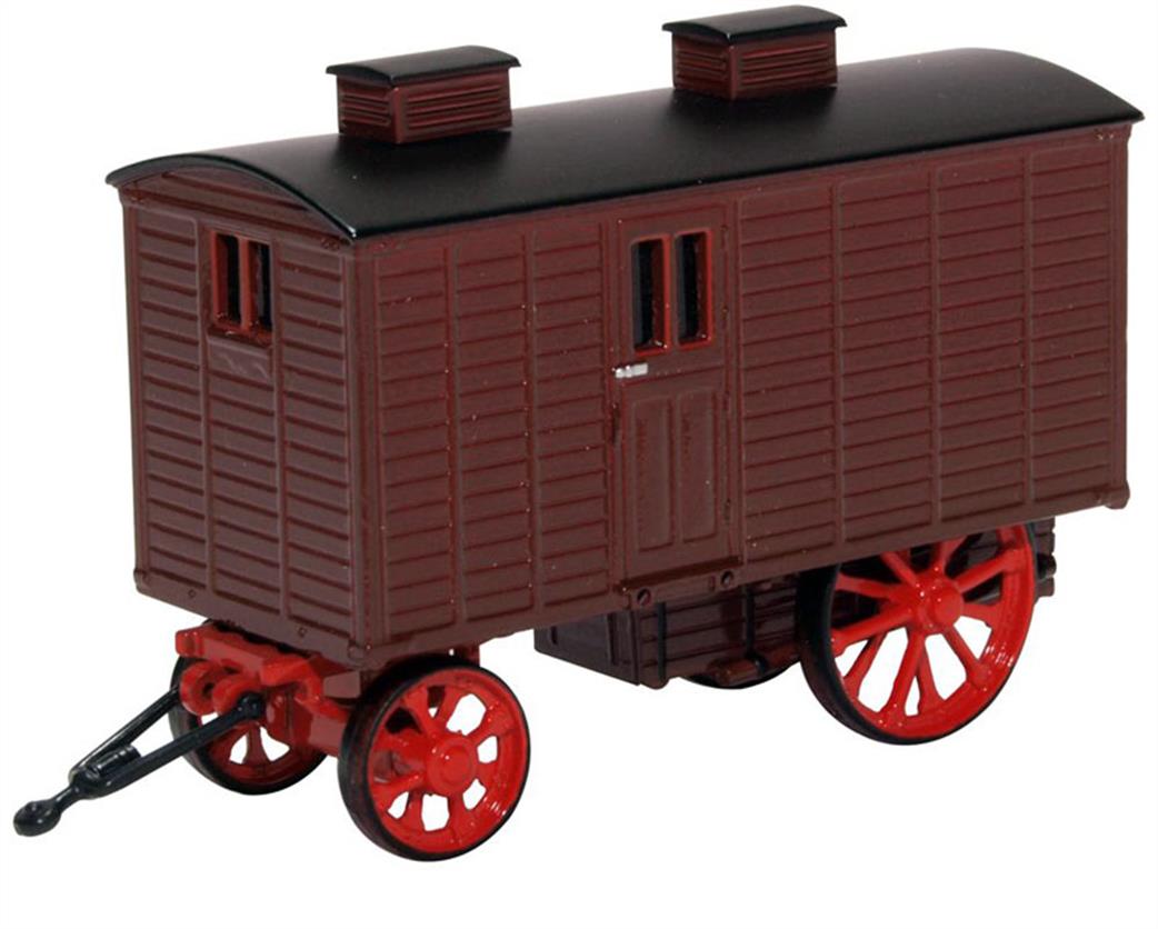 Oxford Diecast 1/76 76LW001 Living Wagon Maroon/Red Model