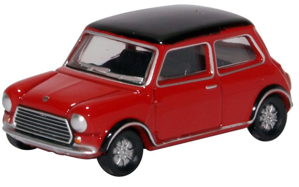 Oxford Diecast 1/76 76MCS003 Mini Cooper MkII Tartan Red/Black