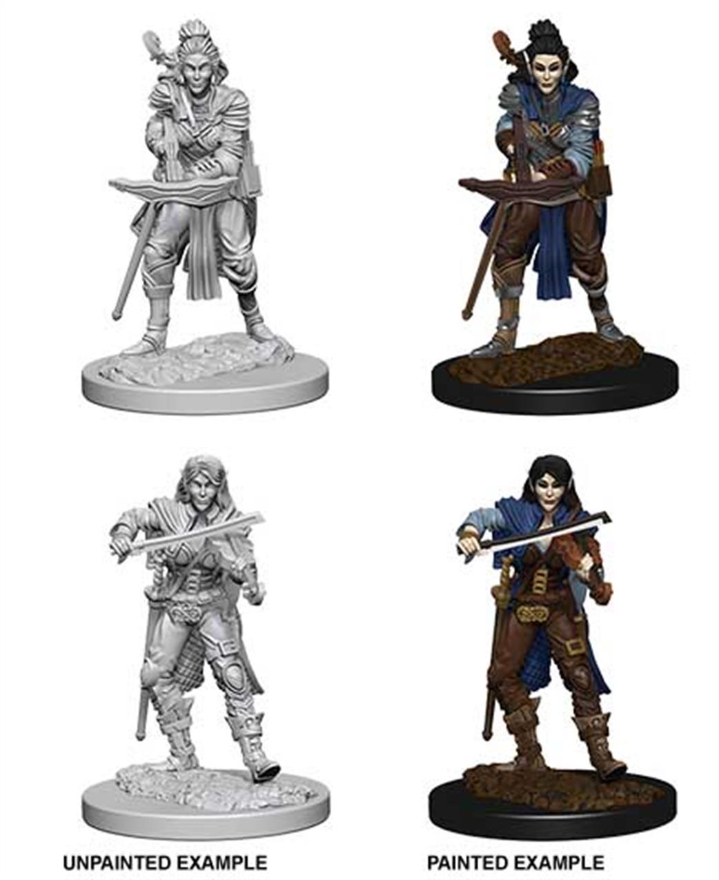 Wizkids  72611 Elf Female Bard: Pathfinder Deep Cuts Unpainted Miniatures