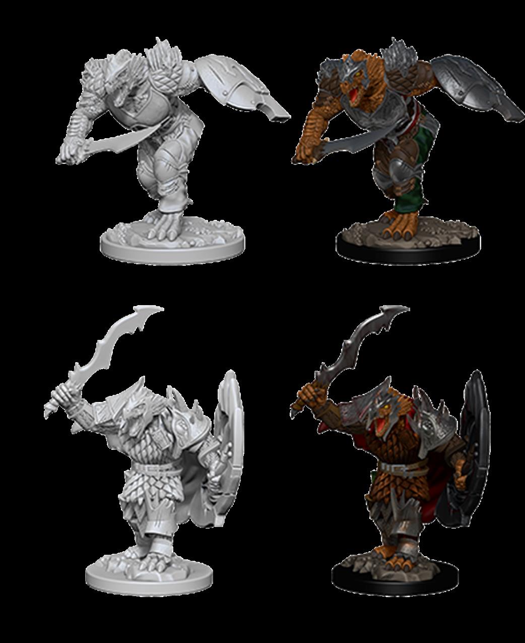Wizkids  73198 Dragonborn Male Fighter: D&D Nolzur's Marvelous Unpainted Miniatures