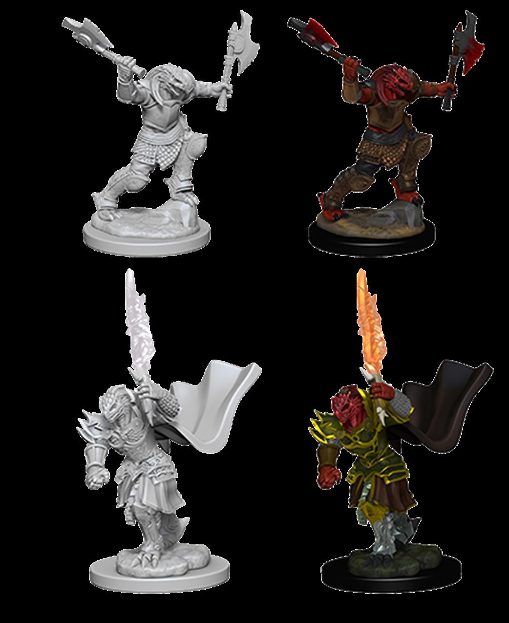 Wizkids  73199 Dragonborn Female Fighter: D&D Nolzur's Marvelous Unpainted Miniatures