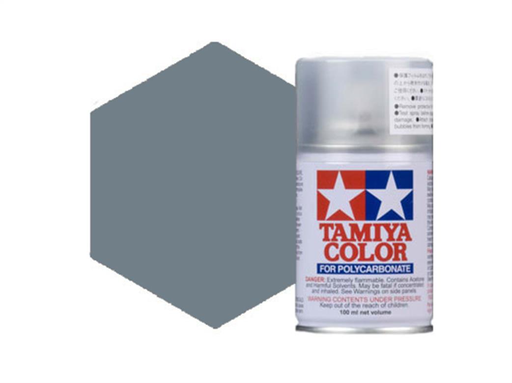 Tamiya  TS-100 TS100 Bright Gunmetal Synthetic Lacquer Spray Paint 100ml