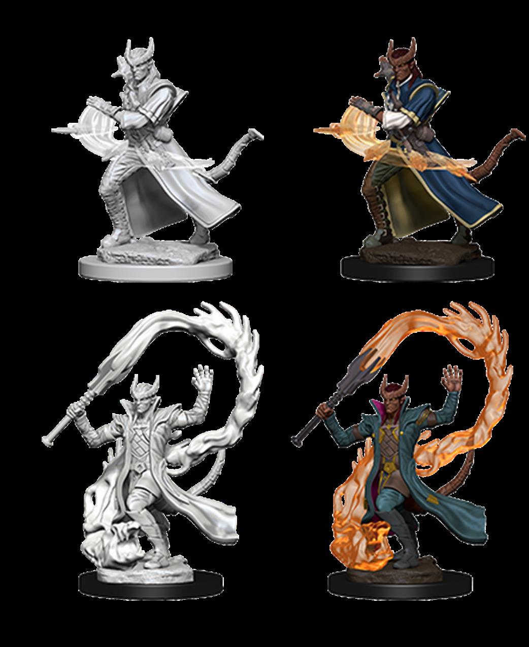 Wizkids  73201 Tiefling Male Sorcerer: D&D Nolzur's Marvelous Unpainted Miniatures