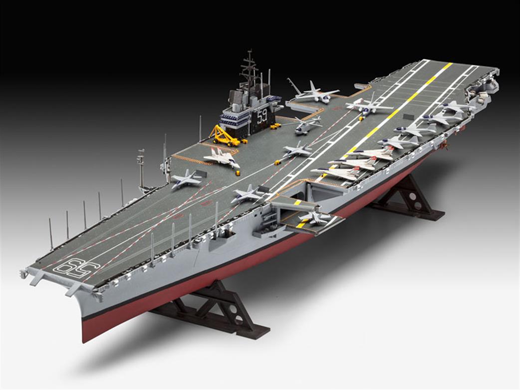 Revell 1/542 05156 USS Forrestal Aircraft Carrier