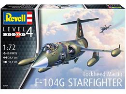 Revell 03904 1/72 Scale F-104G StarfighterNumber of Parts 60Glue and paints are required