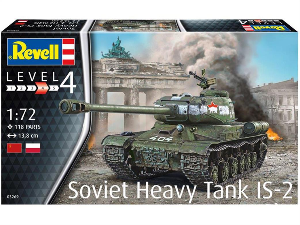 Revell 1/72 03269 Soviet Heavy Tank IS-2 Kit