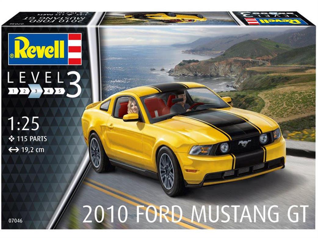 Revell 1/25 07046 2010 Ford Mustang GT Car Kit