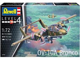 Revell 03909 1/72 Scale OV-10A BroncoLength 175mm  Number of Parts 115   Width 167mm