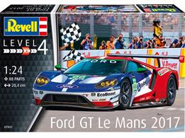 Revell 07041 1/24 Scale 2017 Ford GT Le Mans Race CarNumber of Parts 88   Length 204mm   Width 94mm   Height 47mm