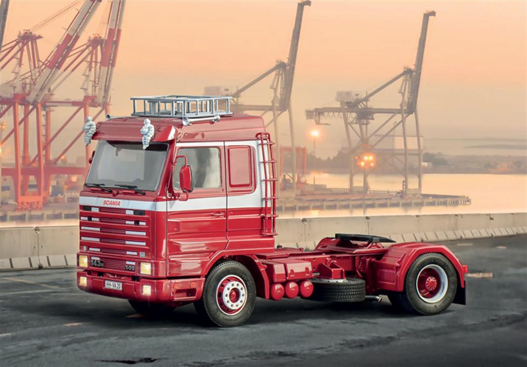 Italeri 1/24 3950 Scania 143M 500 Streamline 4x2 Truck Kit