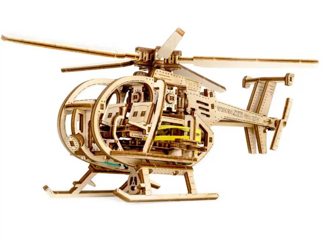 Wooden City  WR344 Helicopter Wooden Construction Kit