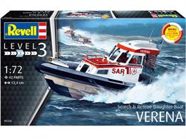 Revell 05228 1/72 Scale Search &amp; Rescue Daughter Boat VerenaLength 124mm   Number of parts 42
