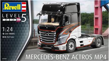 Revell 07439 1/24 Scale Mercedes Benz Actros MP4 TruckNumber of Parts 341    Length 259mm