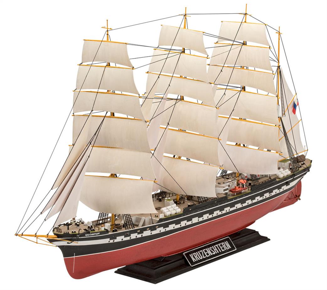 Revell 1/200 05159 Russian Barque Kruzenshtern kit