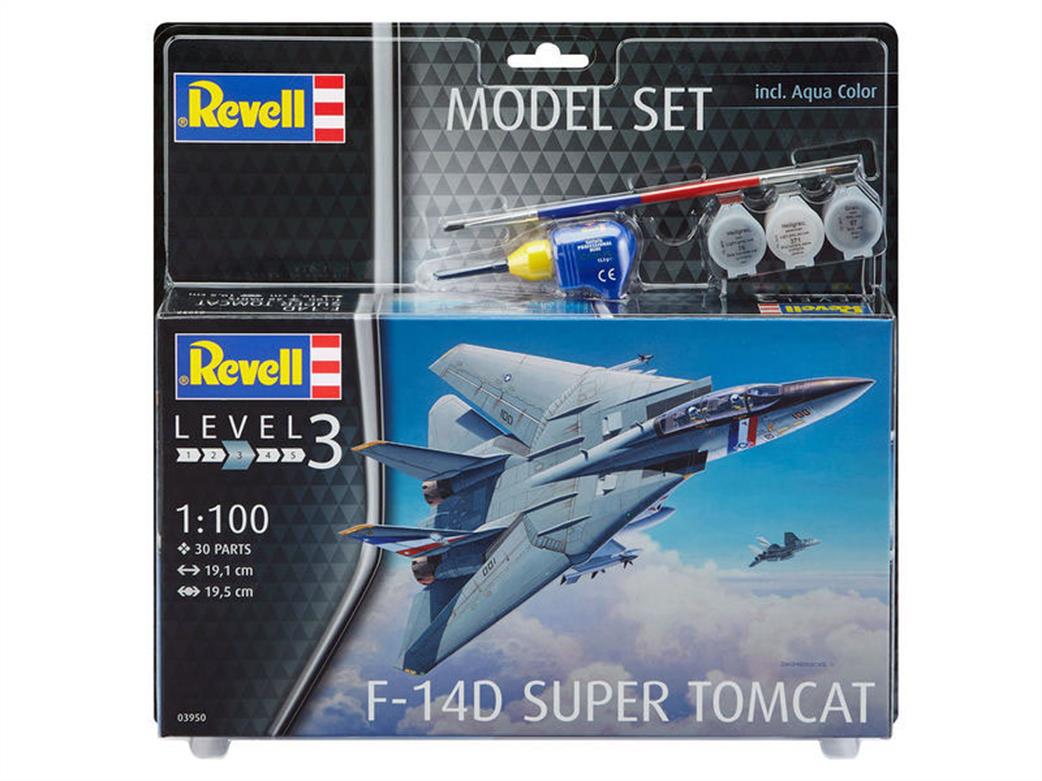 Revell 1/100 63950 F-14D Super Tomcat Model Set