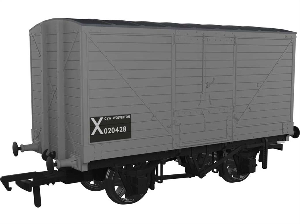 Rapido Trains 945013 BR Departmental X020428 ex-LNWR Diagram D88 Covered Van C&W Wolverton OO