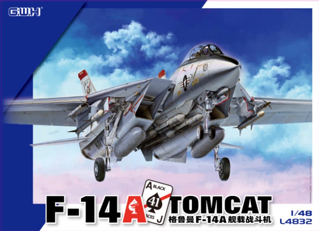 Great Wall Hobby 1/48 L4832 Grumman F-14A Tomcat USN Fighter Plastic Kit