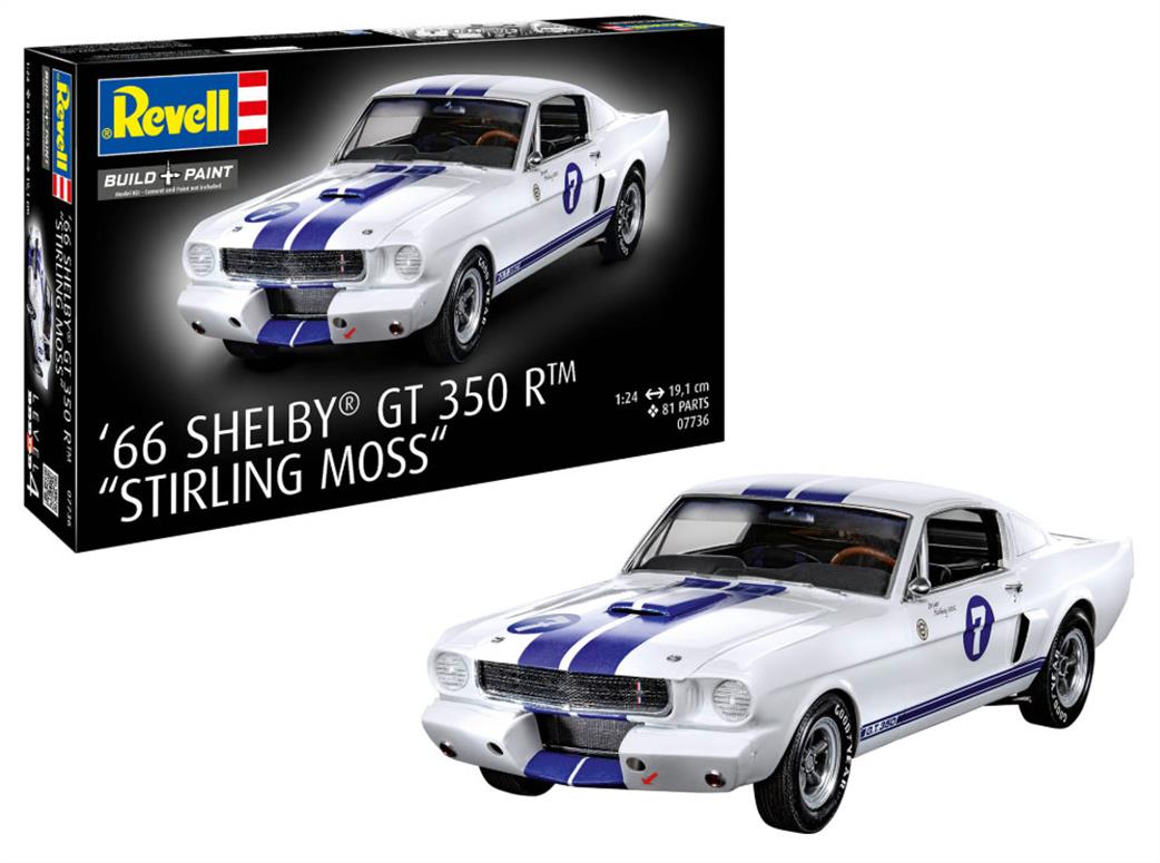 Revell 1/24 07736 1966 Shelby GT350R Stirling Moss