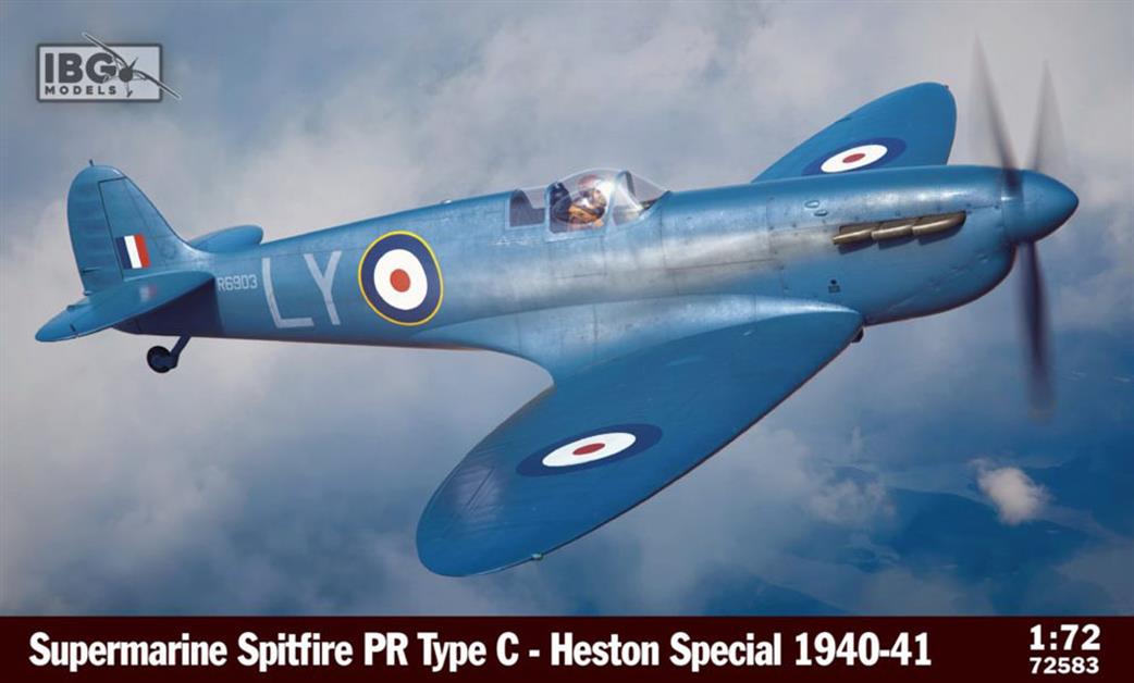 IBG Models 1/72 72583 Supermarine Spitfire PR Type C Heston Special 1940