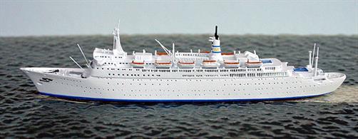 Shalom was a new build venture for Israeli Zim Lines but it was not entirely successful as so many famous passenger liners were being transferred to cruising duties and these were better known and more accessible to many passengers.