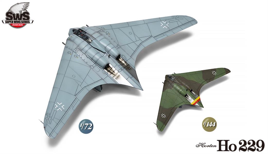 Zoukei-mura 1/72 SWS72-144-01 German Horton Ho229 Flying Wing Kit