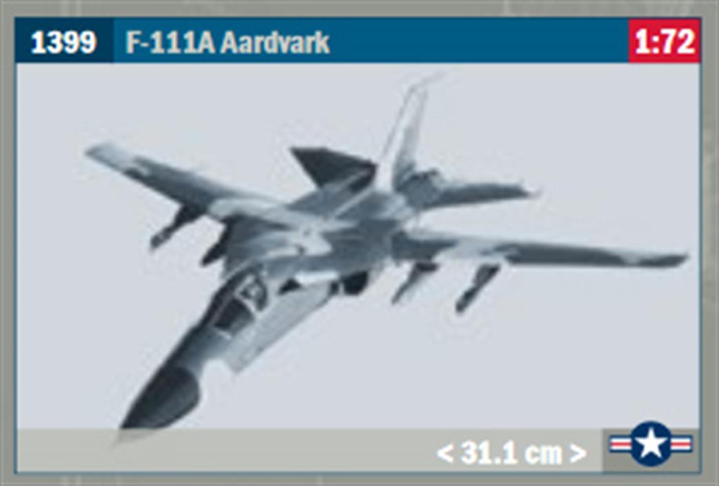 Italeri 1/72 1399 F-111E/F Aardvark Oppure F-111A Aircraft Kit