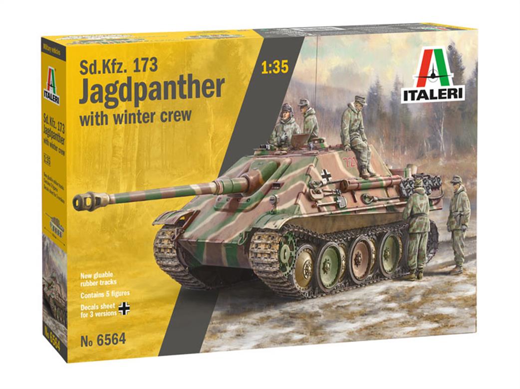 Italeri 1/35 6564 Sd.kfz.173 Jagdpanther with Winter Crew
