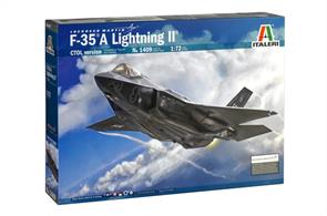 Italeri 1409 1/72 Scale Lockheed Martin F-35A Aircraft KitGlue and paints are required