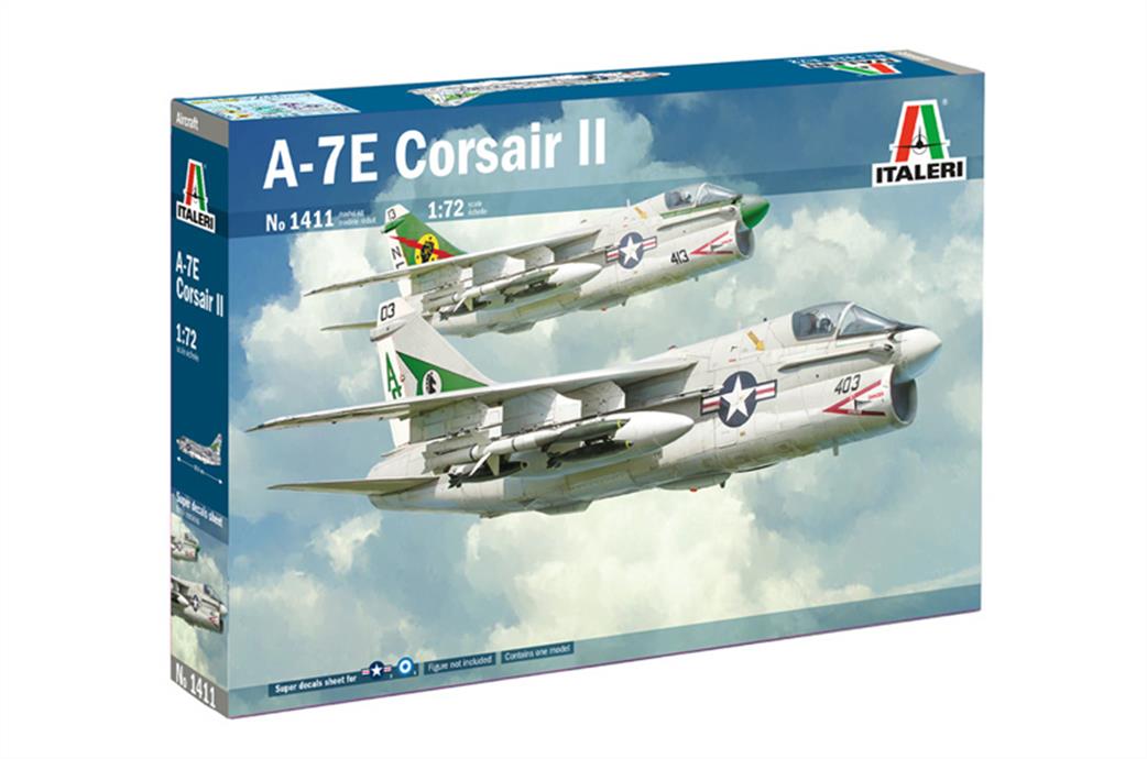 Italeri 1/72 1411 A-7E Corsair II Aircraft Kit