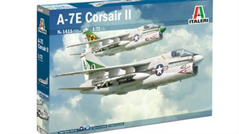 Italeri 1411 1/72 Scale A-7E Corsair II Aircraft KitGlue and paints are required to assemble and complete the model (not included)Price to be advised