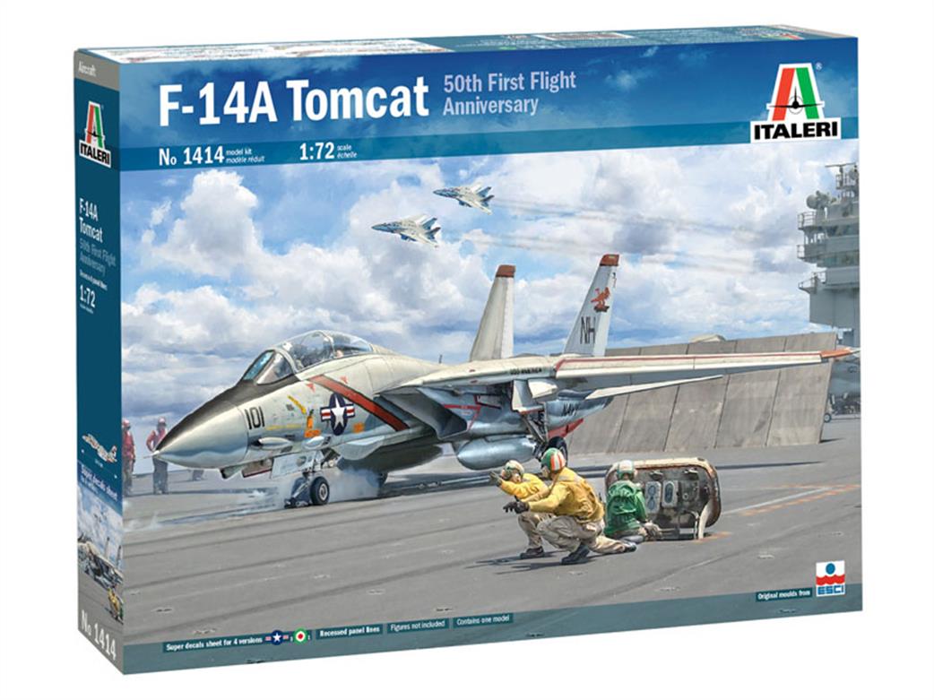 Italeri 1414 F-14A Tomcat Aircraft Kit 1/72