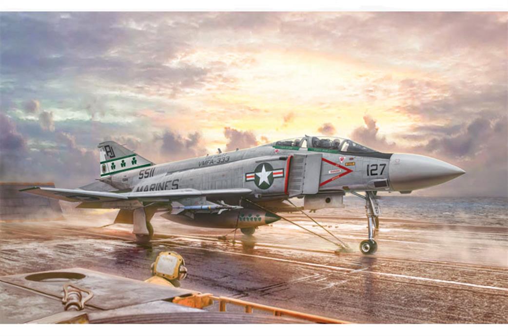 Italeri 1/48 2781 F-4J Phantom II Aircraft Kit