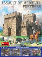 Re-released! Assault of Medieval Fortress Kit include models of Medieval Fortress with Figures and Assault Units
