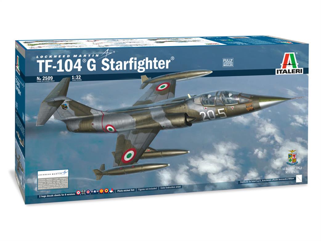 Italeri 1/32 2509 TF-104G AM & NATO Aircraft Kit