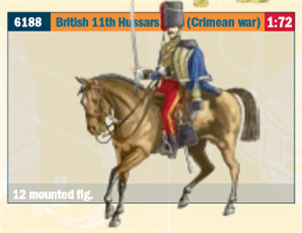 Italeri 1/72 6188 British Hussars Crimean War Figure Set