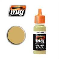 MIG Productions 029 Desert SandHigh quality acrylic paint. Sand colour for modern Iraqi Army.