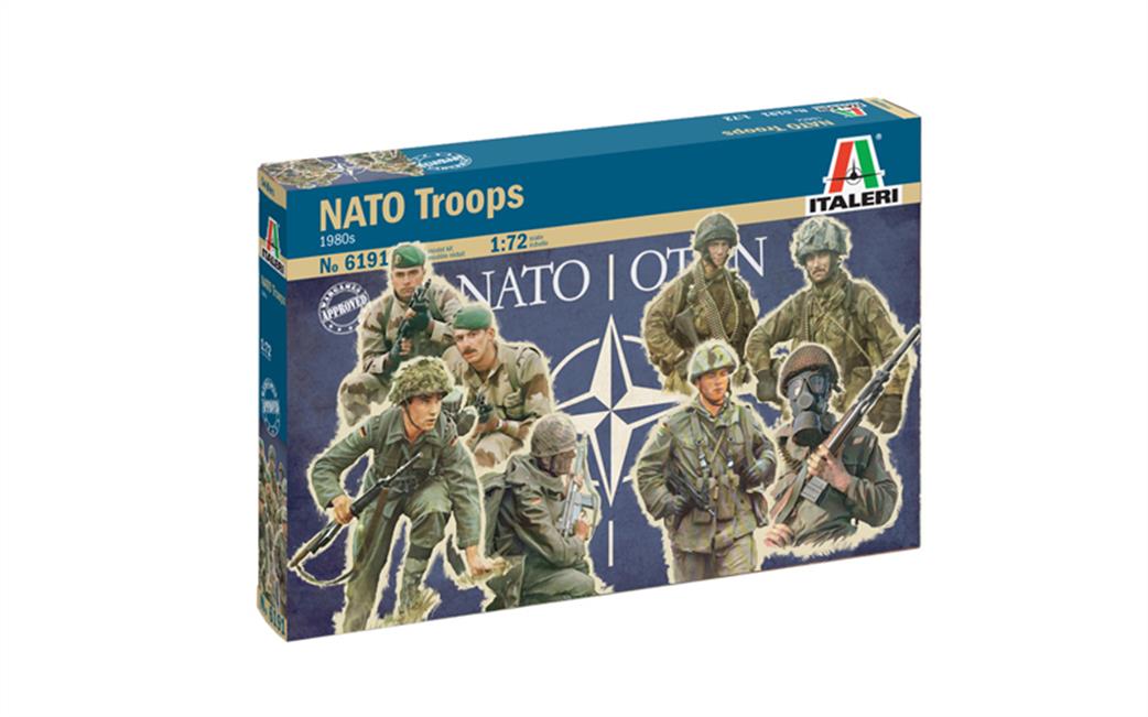 Italeri 1/72 6191 Nato Troops in the 1980's Figure Set