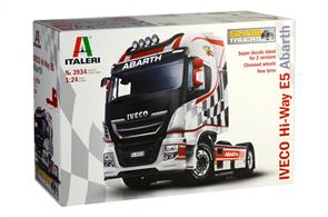 Italeri 3934 1/24th Iveco HI-WY Abarth Truck Kit
