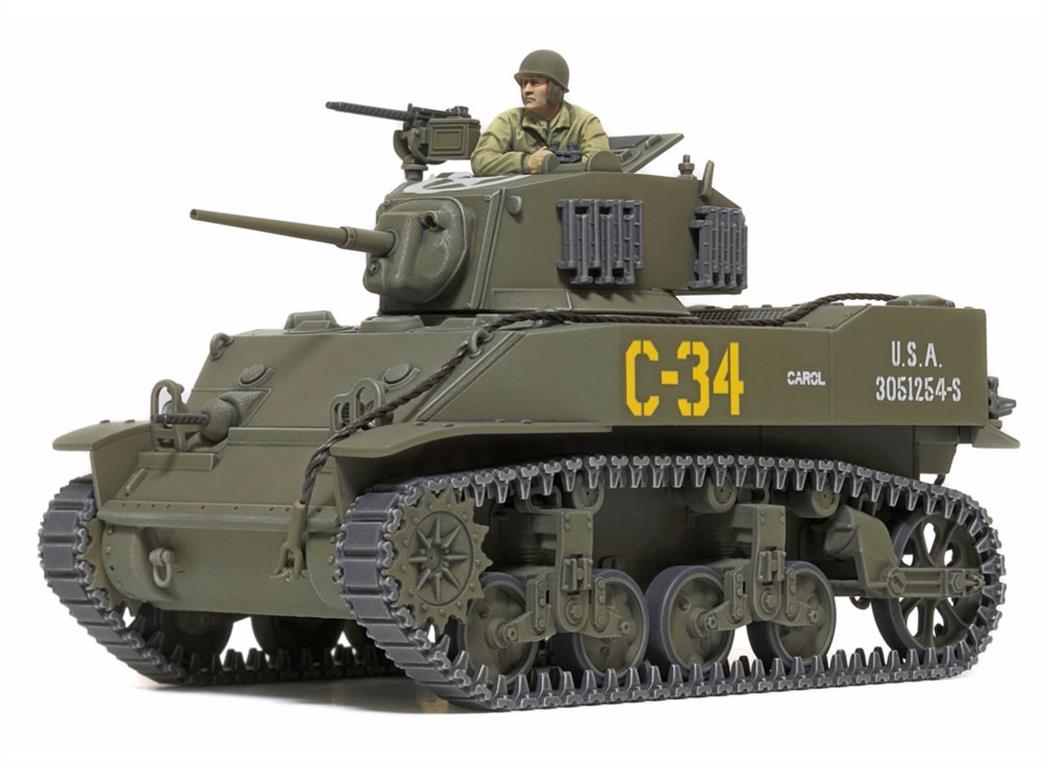 Tamiya 1/48 32606 US Light Tank M5A1 Stuart Plastic Kit