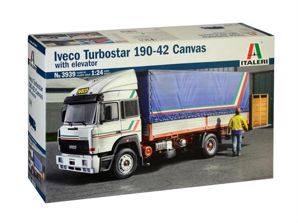 Italeri 3939 Iveco Turbostar 190.42 Canvas Truck Kit 1/24