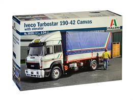 Italeri 3939 1/24th Iveco Turbostar 190.42 Canvas Truck Kit