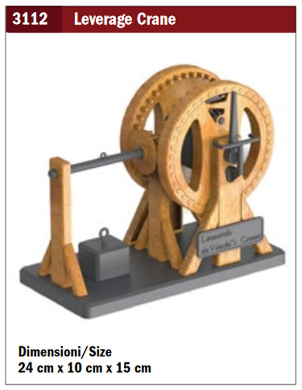 Italeri  3112 Leonardo Da Vinci Leverage Crane Kit
