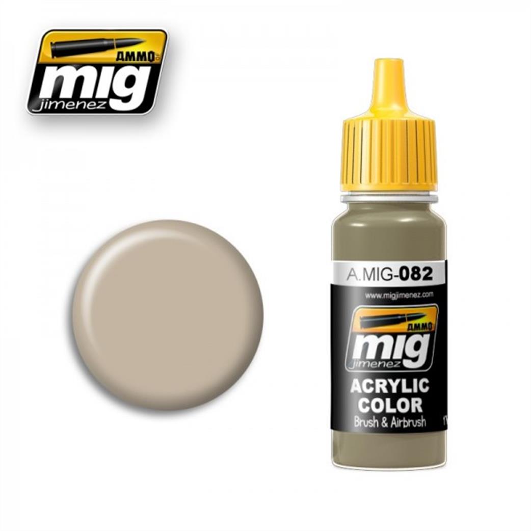 Ammo of Mig Jimenez  A.MIG-072 072 Dust Colour Acrylic Paint