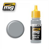MIG Productions 075 Stone Grey PaintHigh quality acrylic paint. Solomon scheme for WW1 British Vehicles in Europe also suitable for sc-fi fighters