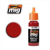 MIG Productions 921&nbsp;Red Primer Light Base PaintHigh quality acrylic paint. German primer modulation. Russian ship decks