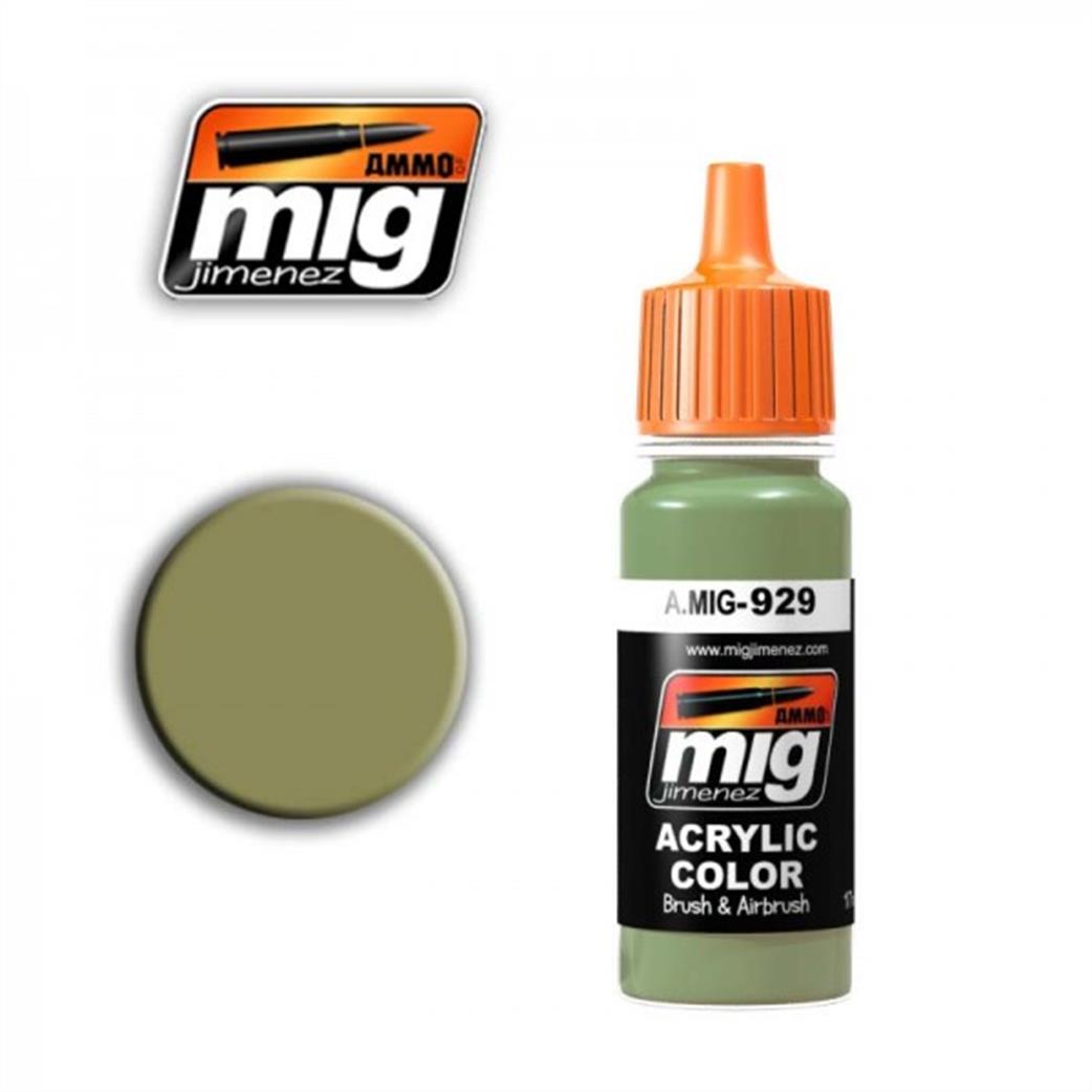 Ammo of Mig Jimenez  A.MIG-929 929 Olive Drab Shine Paint