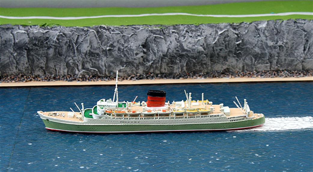 CM Models 1/1250 CM-KR60sh Caronia Cunard Line cruise ship 1950s