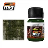 MIG Productions 1410 Enamel Nature Effect - Dark Slimy GrimeEnamel Nature Effect 35ml JarThis light green coloured effect is perfect for creating fresh moss and slimy surfaces caused by dampness