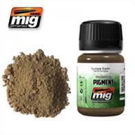 MIG Productions 3004 Weathering Pigment - European EarthWeathering Pigment 35ml Jar.High Quality pigment, superfine and made from natural products for exclusive use in modelling. This colour is especially designed to make effects to your models using the techniques that Mig Jimenez created more than a decade ago